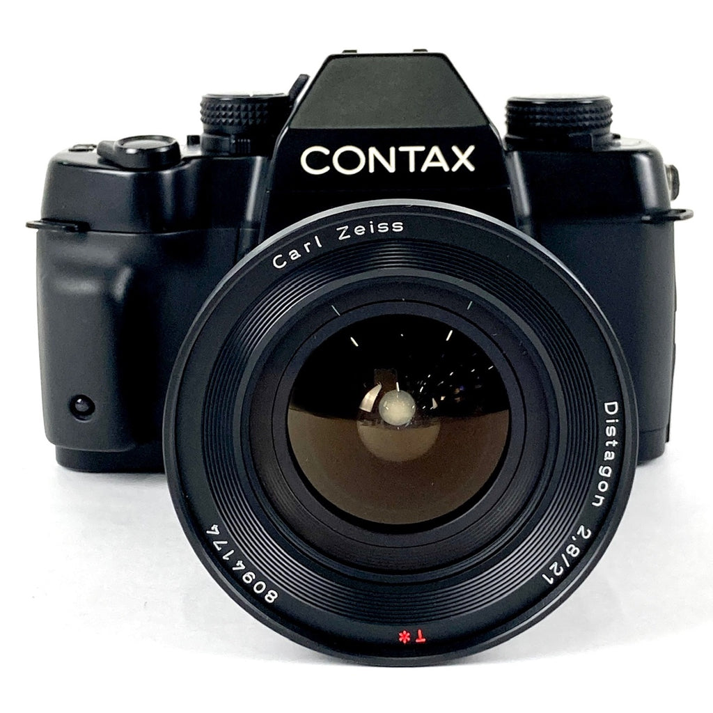 コンタックス CONTAX ST + Distagon T* 21mm F2.8 MMJ ディスタゴン ［ジャンク品］ フィルム マニュアルフォーカス  一眼レフカメラ 【中古】