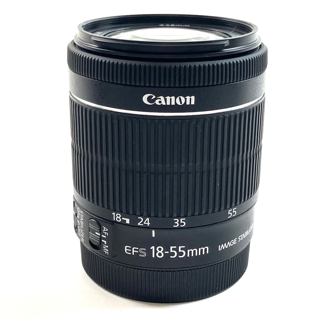 キヤノン Canon EF-S 18-55mm F3.5-5.6 IS STM 一眼カメラ用レンズ（オートフォーカス） 【中古】