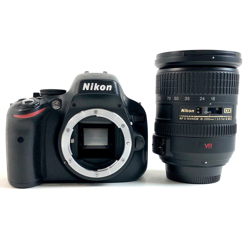 ニコン Nikon D5100 + AF-S DX NIKKOR 18-200mm F3.5-5.6G ED VR デジタル 一眼レフカメラ 【中古】