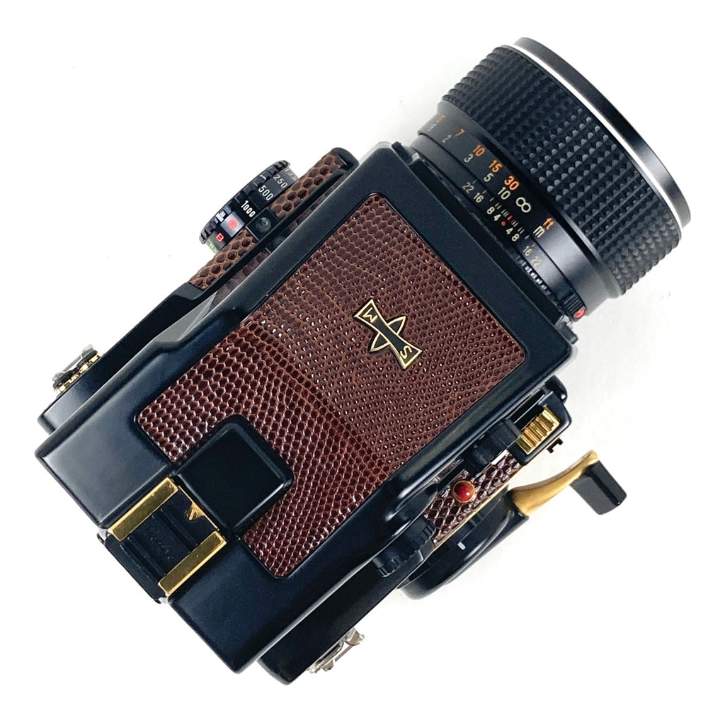 マミヤ Mamiya M645 1000S ゴールデン リザード + C80mm F1.9(645用) 中判カメラ 【中古】