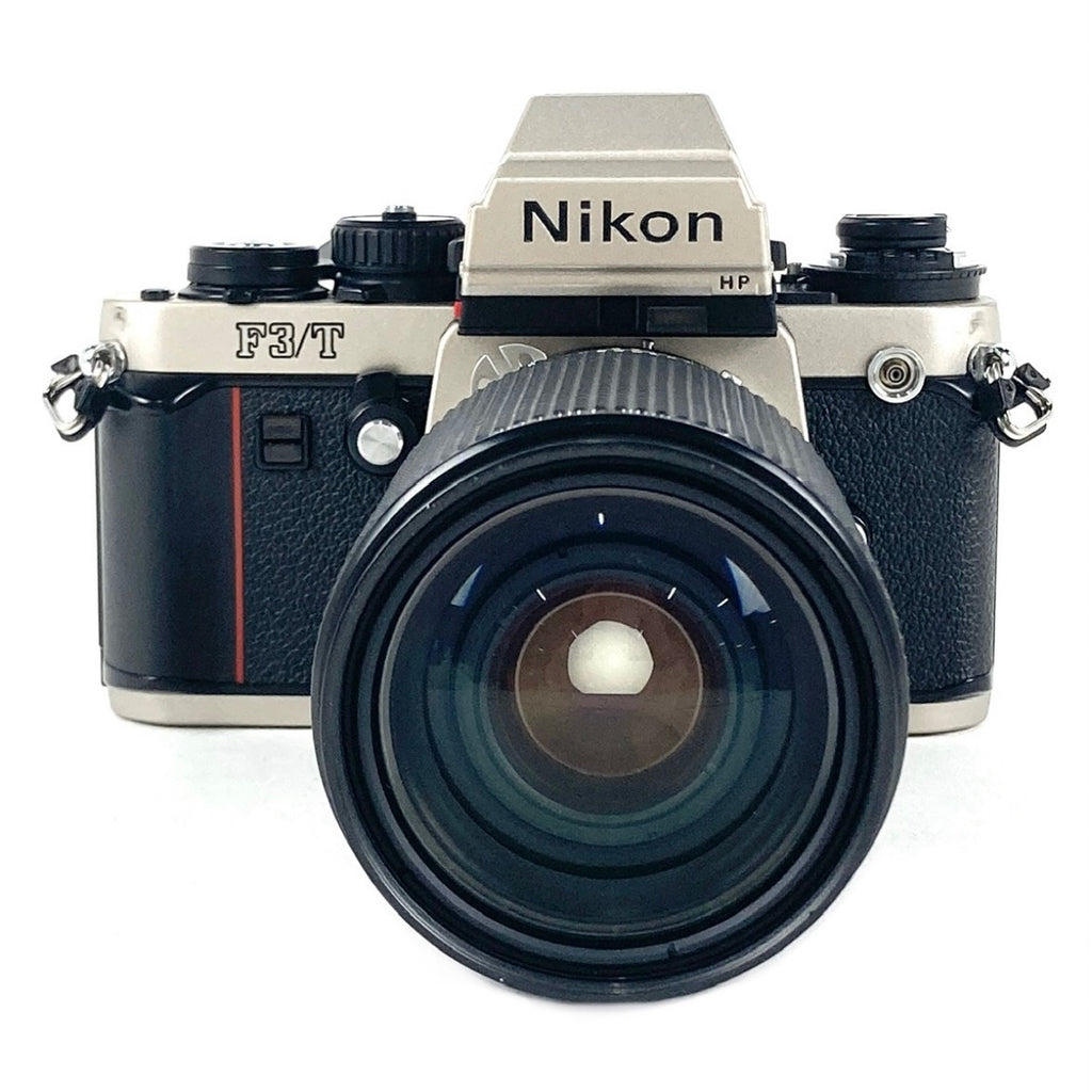 ニコン Nikon F3/T チタン シルバー + Ai-S NIKKOR 35-200mm F3.5-4.5 フィルム マニュアルフォーカス 一眼レフカメラ 【中古】