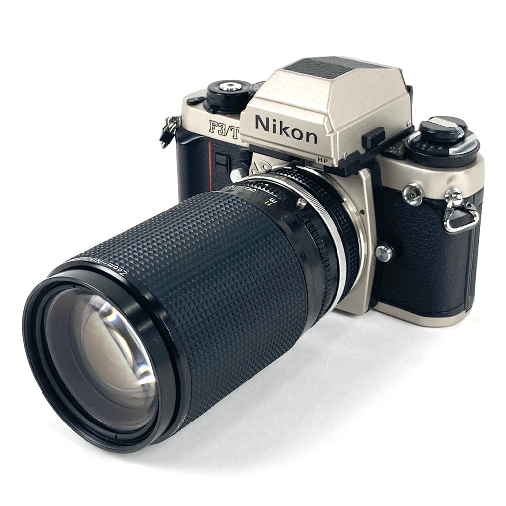 ニコン Nikon F3/T チタン シルバー + Ai-S NIKKOR 35-200mm F3.5-4.5 フィルム マニュアルフォーカス 一眼レフカメラ 【中古】