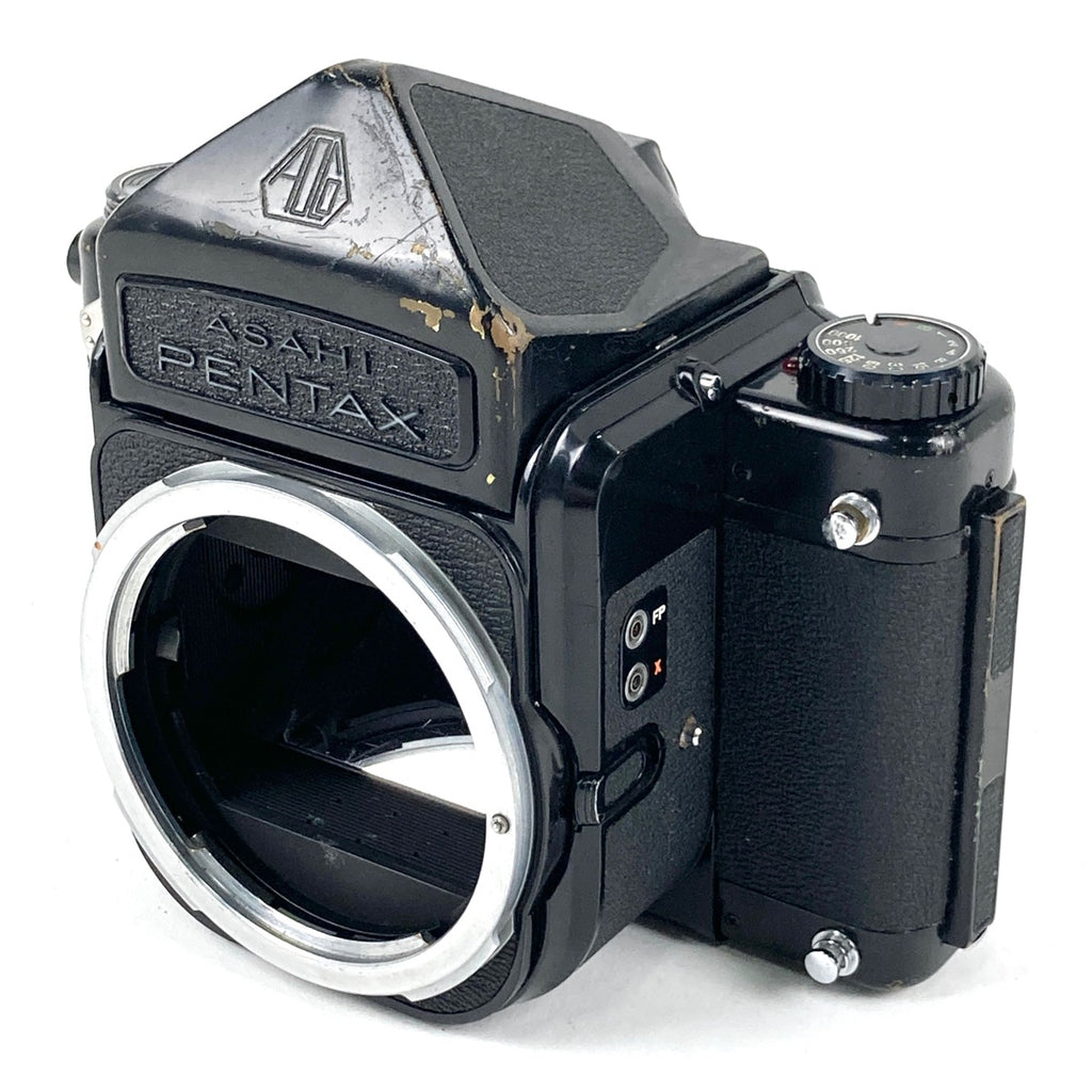 ペンタックス PENTAX 6X7 ボディ ウッドグリップ付 中判カメラ 【中古】