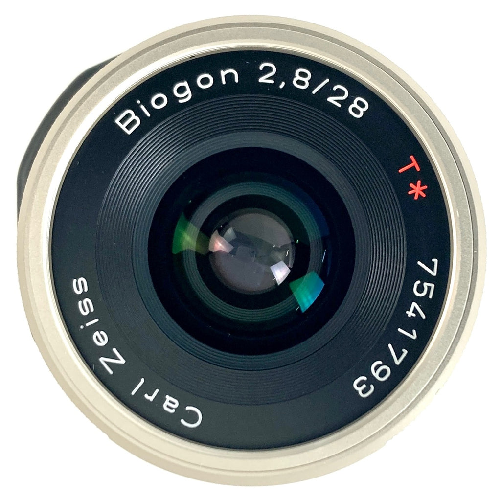 コンタックス CONTAX Biogon T* 28mm F2.8 ビオゴン Gマウント レンジファインダーカメラ用レンズ 【中古】