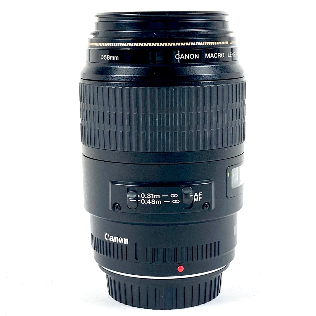 キヤノン Canon EF 100mm F2.8 MACRO USM 一眼カメラ用レンズ（オートフォーカス） 【中古】