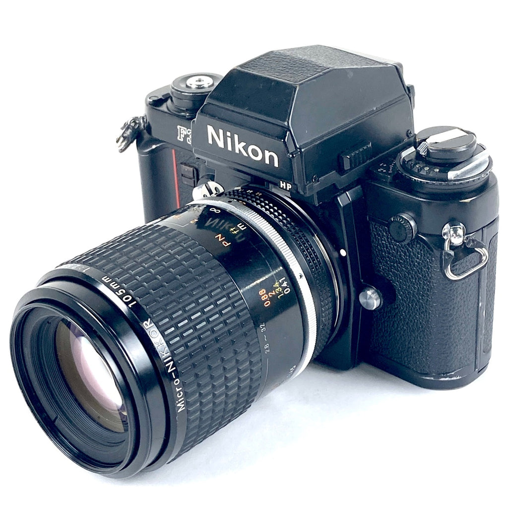 ニコン Nikon F3 HP + Ai-S Micro-NIKKOR 105mm F2.8［ジャンク品］ フィルム マニュアルフォーカス 一眼レフカメラ 【中古】