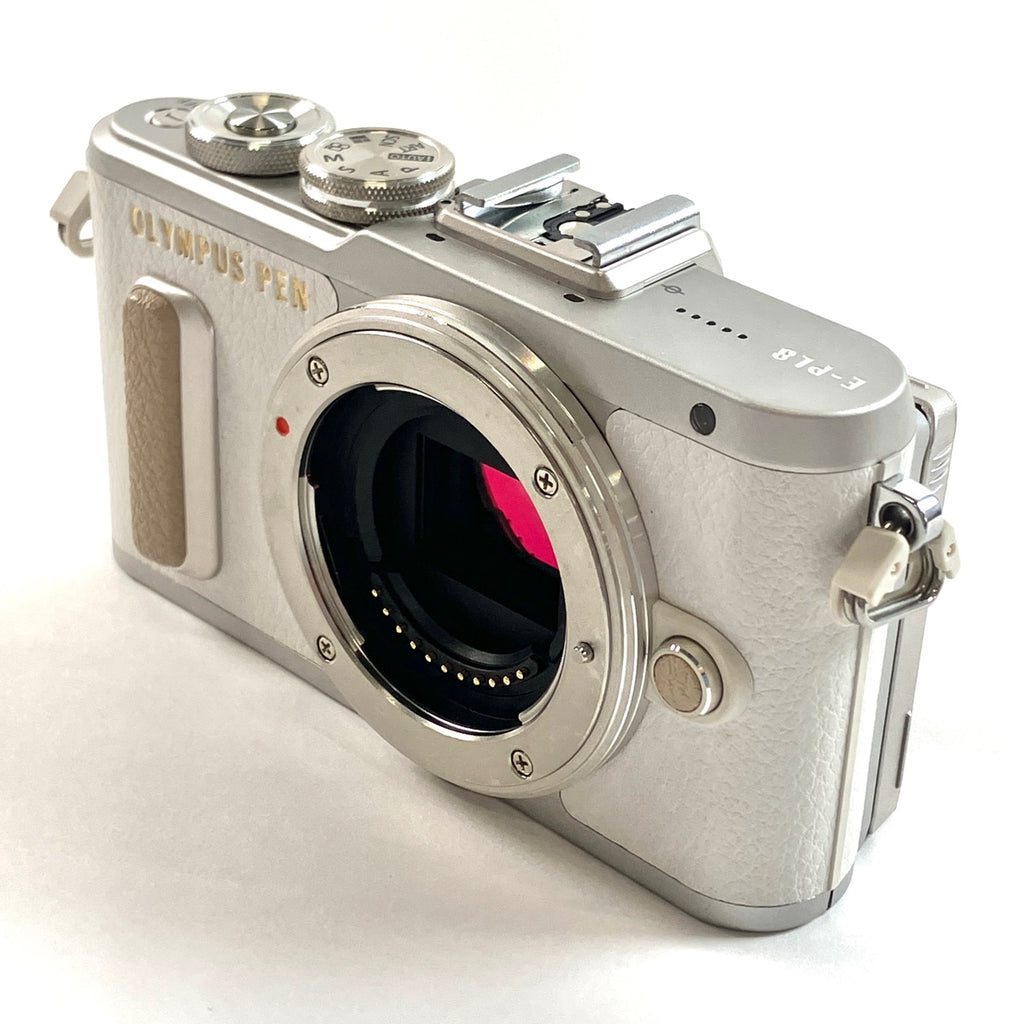 オリンパス OLYMPUS PEN E-PL8 14-42mm EZレンズキット ホワイト デジタル ミラーレス 一眼カメラ 【中古】