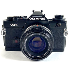 オリンパス OLYMPUS OM-4 ＋ ZUIKO MC AUTO-S 50mm F1.8 フィルム マニュアルフォーカス 一眼レフカメラ 【中古】