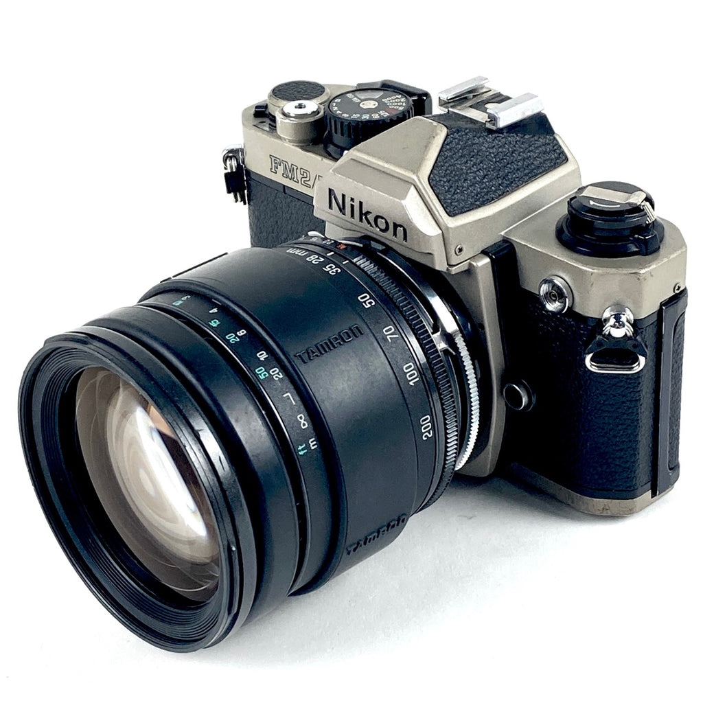 ニコン Nikon NEW FM2/T チタン＋AF 28-200mm F3.8-5.6 LD ASPHERICAL フィルム マニュアルフォーカス  一眼レフカメラ 【中古】