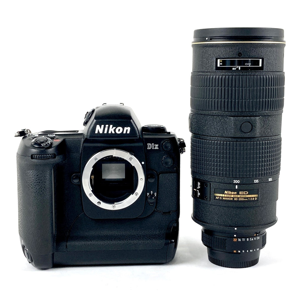 バイセル公式】ニコン Nikon D1X＋AF-S NIKKOR 80-200mm F2.8D ED ブラック ［ジャンク品］ デジタル  一眼レフカメラ 【中古】 - バイセルブランシェ