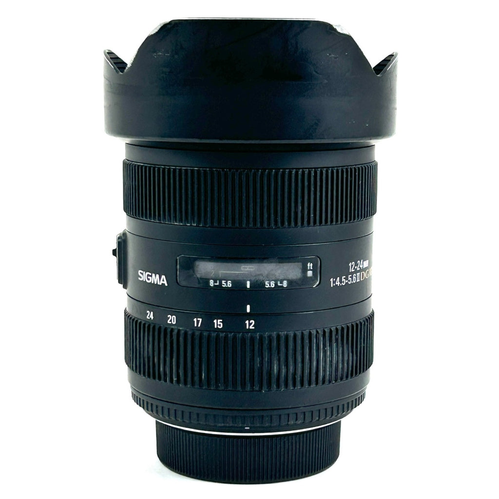 シグマ SIGMA 12-24mm F4.5-5.6 II DG HSM (ニコンF用) 一眼カメラ用レンズ（オートフォーカス） 【中古】