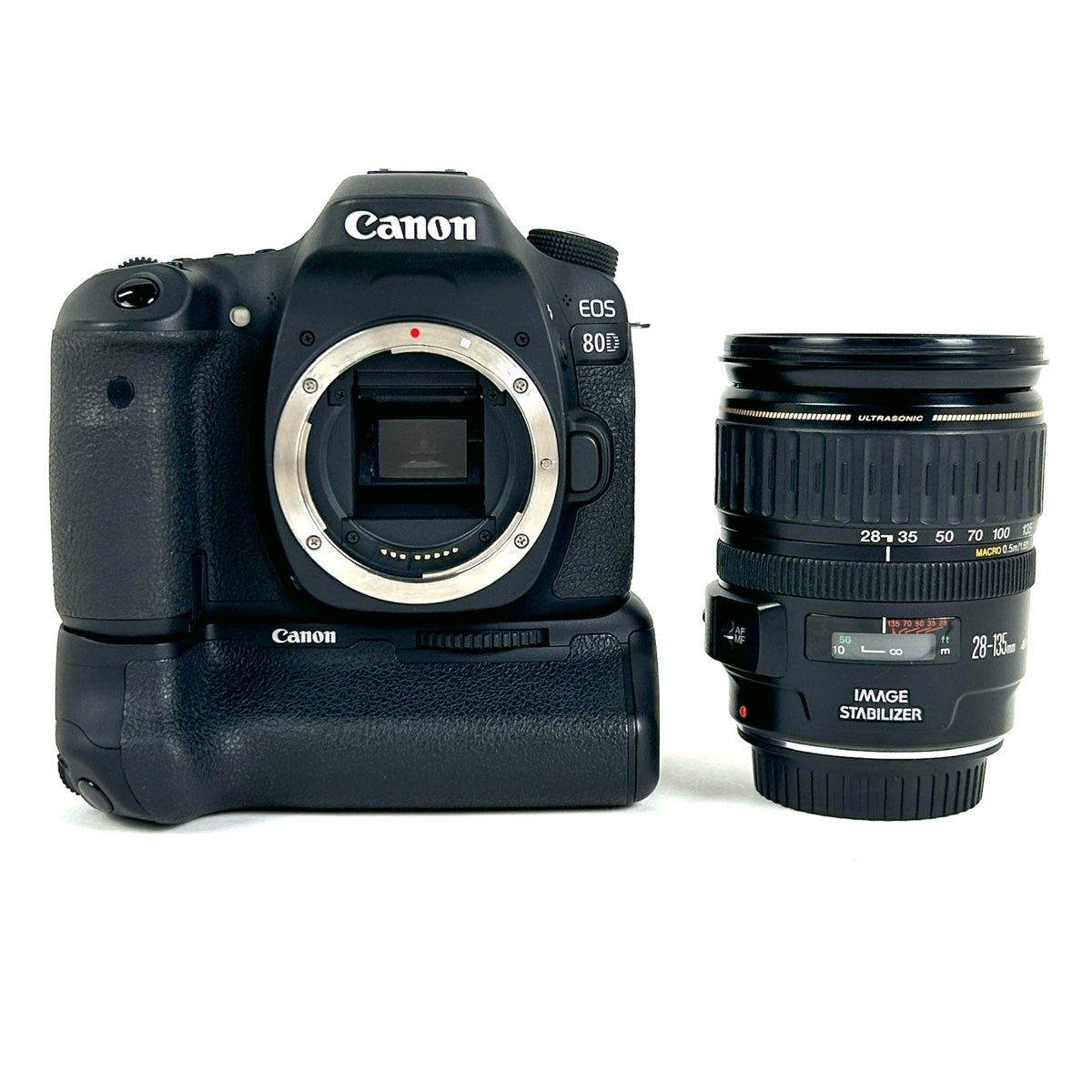 キヤノン Canon EOS 80D + EF 28-135mm F3.5-5.6 IS USM デジタル 一眼レフカメラ 【中古】