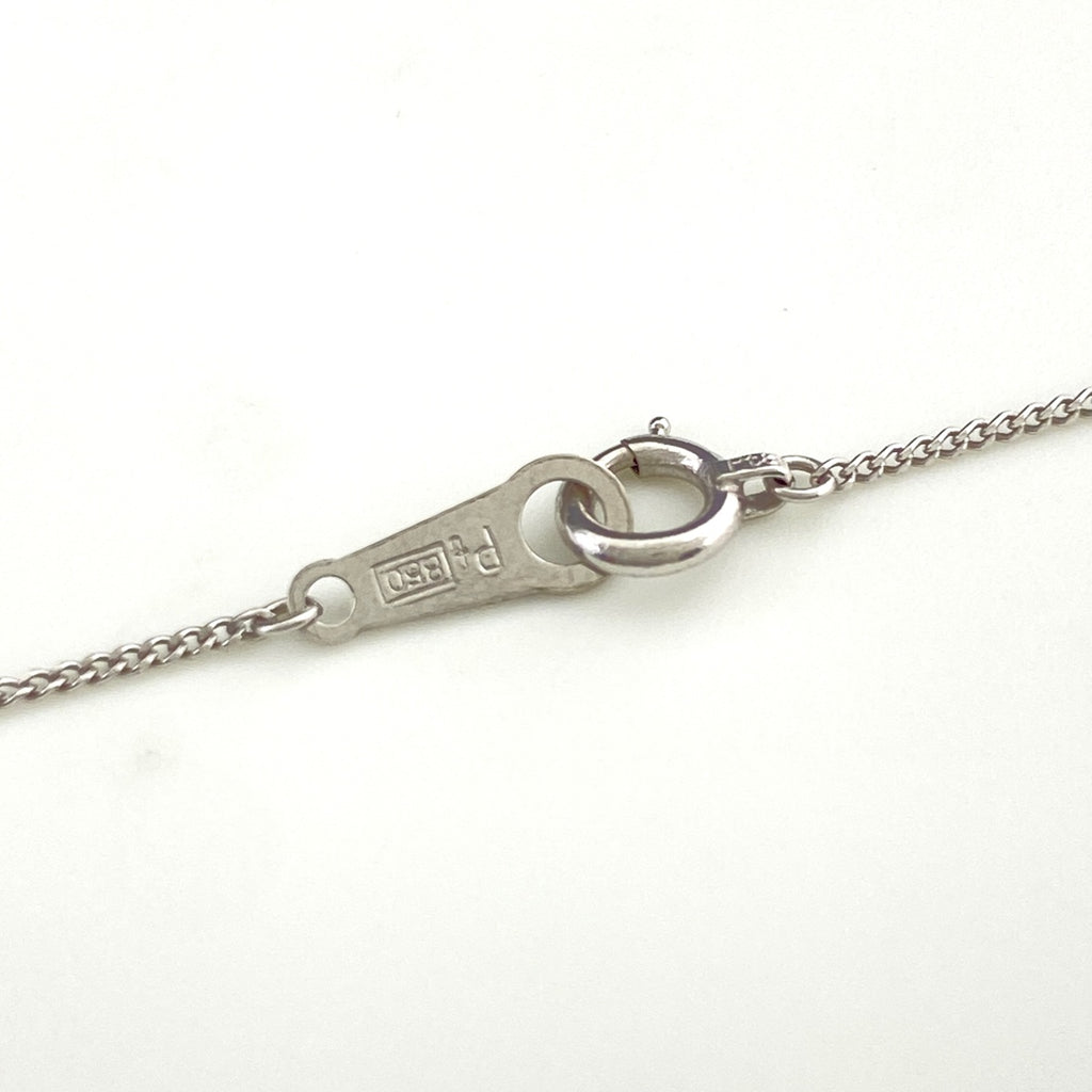 メレダイヤ デザインネックレス プラチナ ペンダント ネックレス Pt900 Pt850 ダイヤモンド レディース 【中古】nbjwl