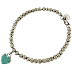 ティファニー リターン トゥ ティファニー ミニ ハート ブレスレット ボールチェーン ブレスレット シルバー925 シルバー レディース ブランドアクセサリー 【中古】bracc