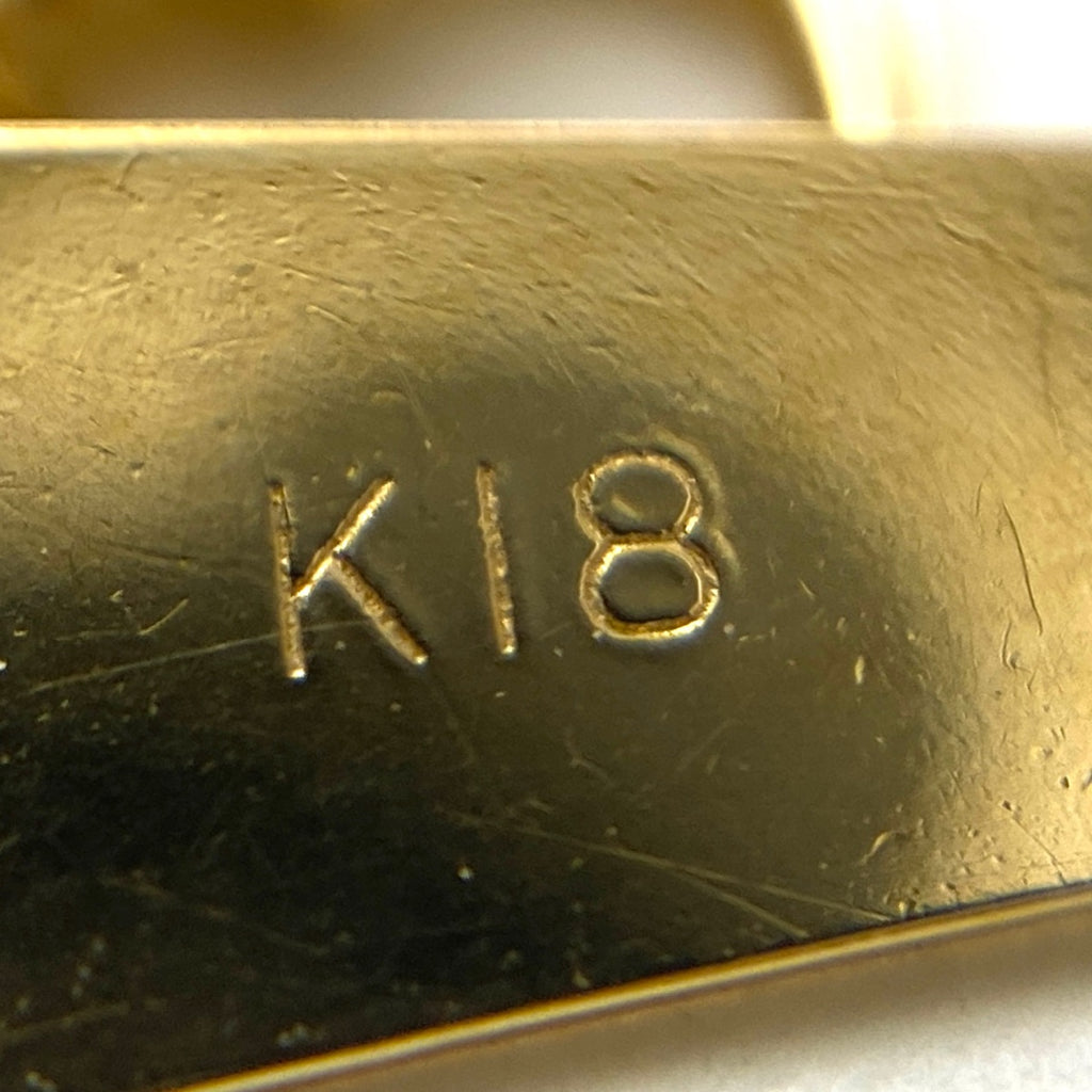 メレダイヤ デザインネックレス YG イエローゴールド ペンダント ネックレス K18 ダイヤモンド レディース 【中古】nbjwl