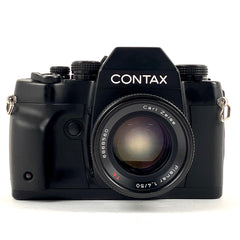 コンタックス CONTAX RX II + Planar T* 50mm F1.4 MM プラナー フィルム マニュアルフォーカス 一眼レフカメラ 【中古】
