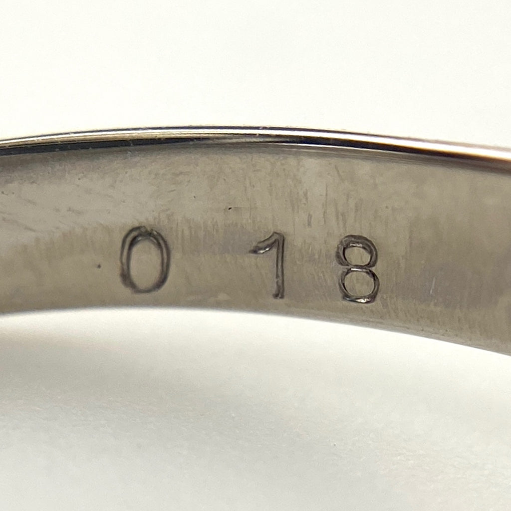 ルビー デザインリング プラチナ メレダイヤ 指輪 リング 5.5号 Pt900 ルビー ダイヤモンド レディース 【中古】nbjwl