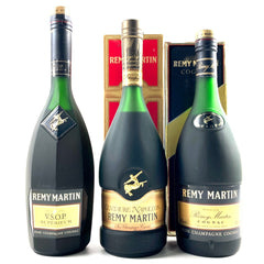 3本 レミーマルタン REMY MARTIN VSOP 旧旧 スペリオール セントーナポレオン コニャック 700ml ブランデー セット 【古酒】