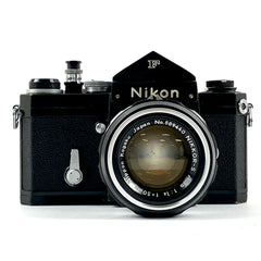 ニコン Nikon F アイレベル ブラック + NIKKOR-S Auto 50mm F1.4 非Ai［ジャンク品］ フィルム マニュアルフォーカス 一眼レフカメラ 【中古】
