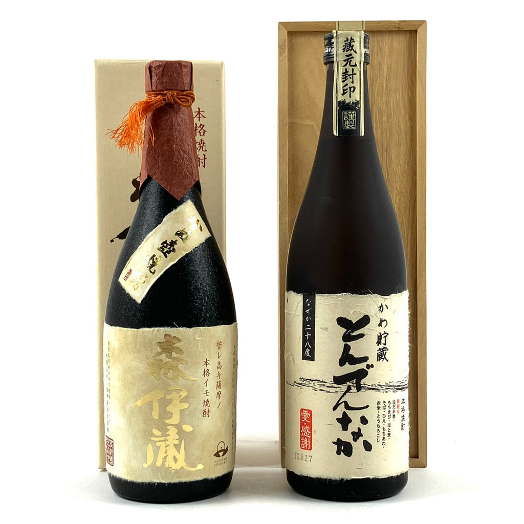 【東京都内限定お届け】 2本 森伊蔵 杜の蔵 麦焼酎 720ml いも焼酎 【古酒】