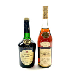 2本 ヘネシー Hennessy VSOP グリーンボトル ナポレオン ブラスドール 金ラベル コニャック 700ml ブランデー セット 【古酒】