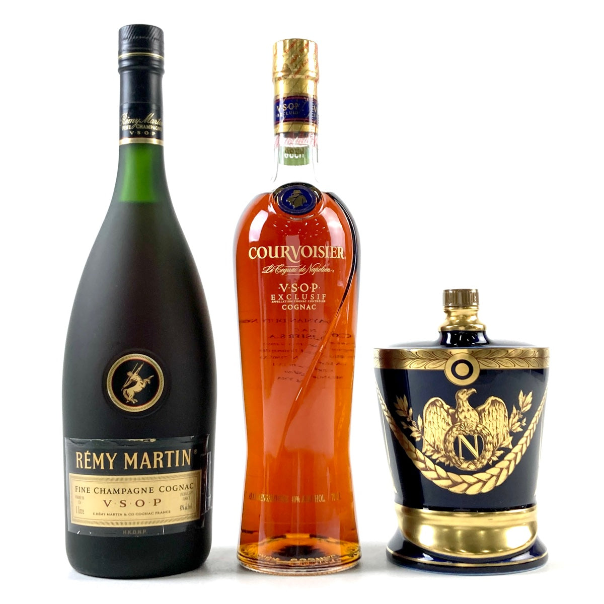 バイセルブランデーセット3本 REMY MARTIN COURVOISIER コニャック | www.homepersonalshopper.it