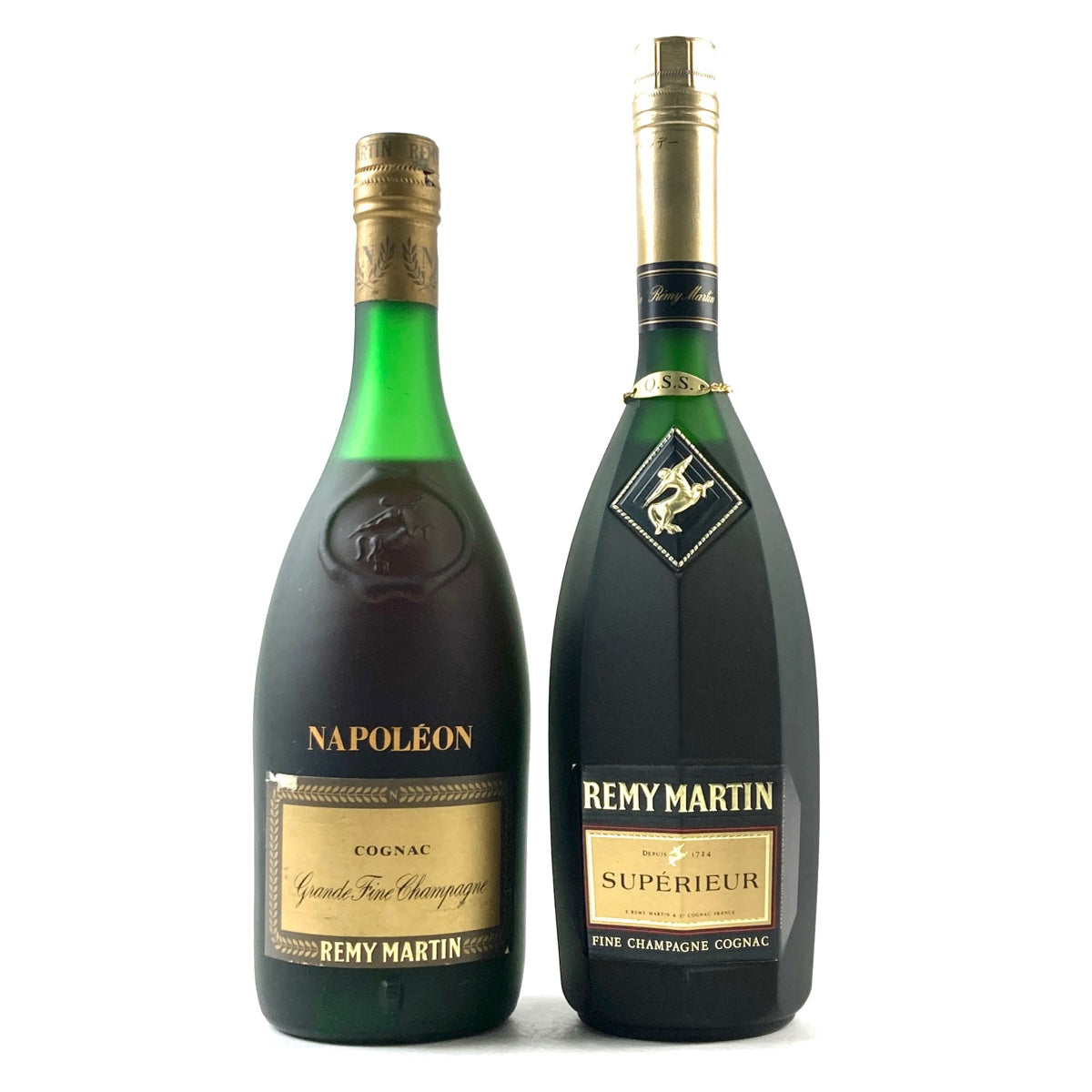 バイセル公式】2本 レミーマルタン REMY MARTIN ナポレオン グランドファインシャンパーニュ スペリオール コニャック 700ml ブランデー  セット 【古酒】 - バイセルブランシェ