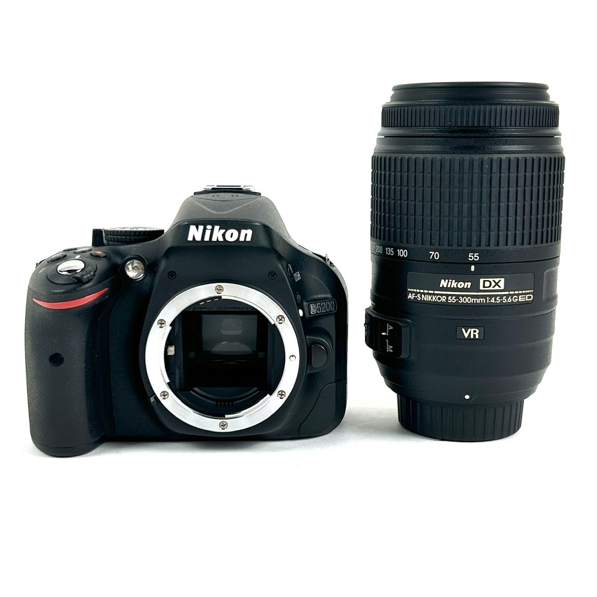 バイセル公式】ニコン Nikon D5200 + AF-S DX NIKKOR 55-300mm F4.5-5.6G ED VR デジタル  一眼レフカメラ 【中古】 - バイセルブランシェ