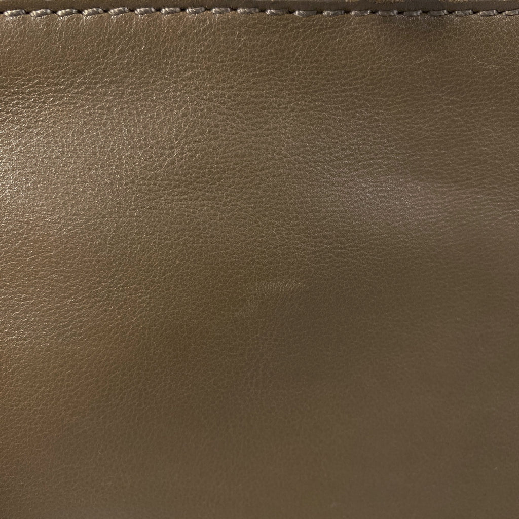 フェンディ ミニ ピーカブー 2WAY ショルダーバッグ ビーズ ショルダーバッグ レザー ブラウン 8BN227 レディース 【中古】brbag