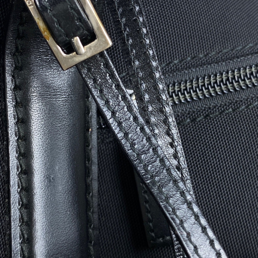 グッチ ロゴ ボストンバッグ 2WAY ショルダーバッグ ボストンバッグ ナイロン ブラック 012039310 メンズ 【中古】brbag