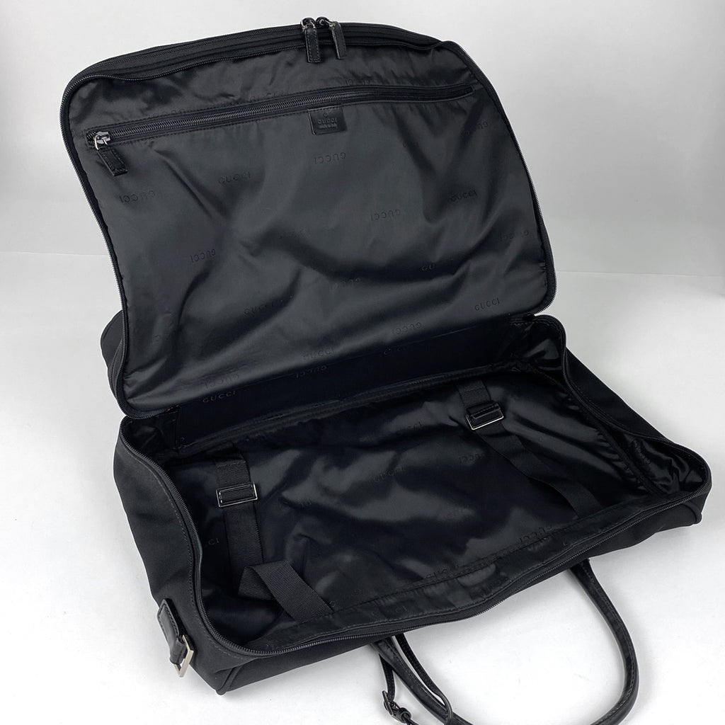 グッチ ロゴ ボストンバッグ 2WAY ショルダーバッグ ボストンバッグ ナイロン ブラック 012039310 メンズ 【中古】brbag