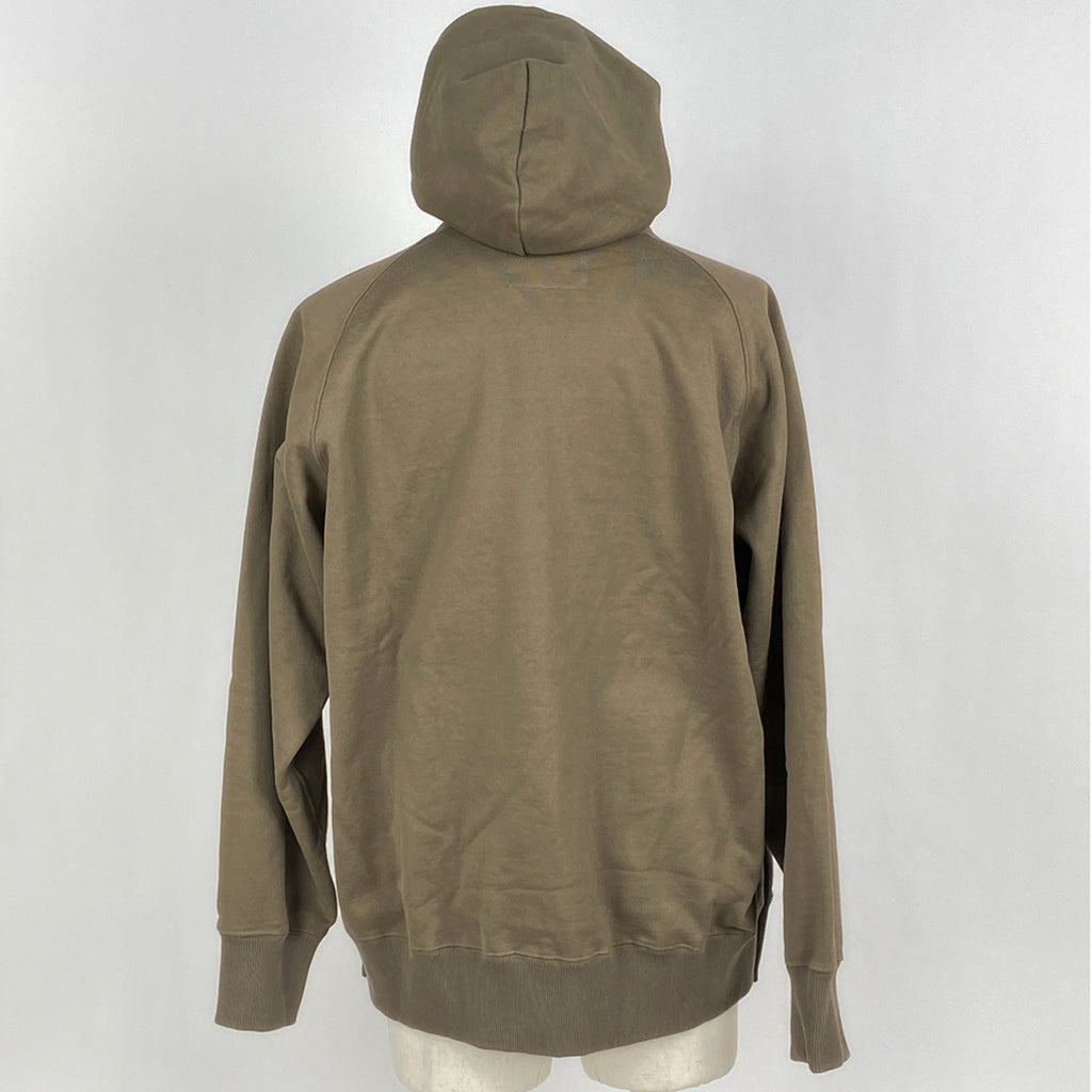 サカイ ジップアップ パーカー S Sweat Jersey Hoodie トップス パーカー コットン ブラウン メンズ 【中古】