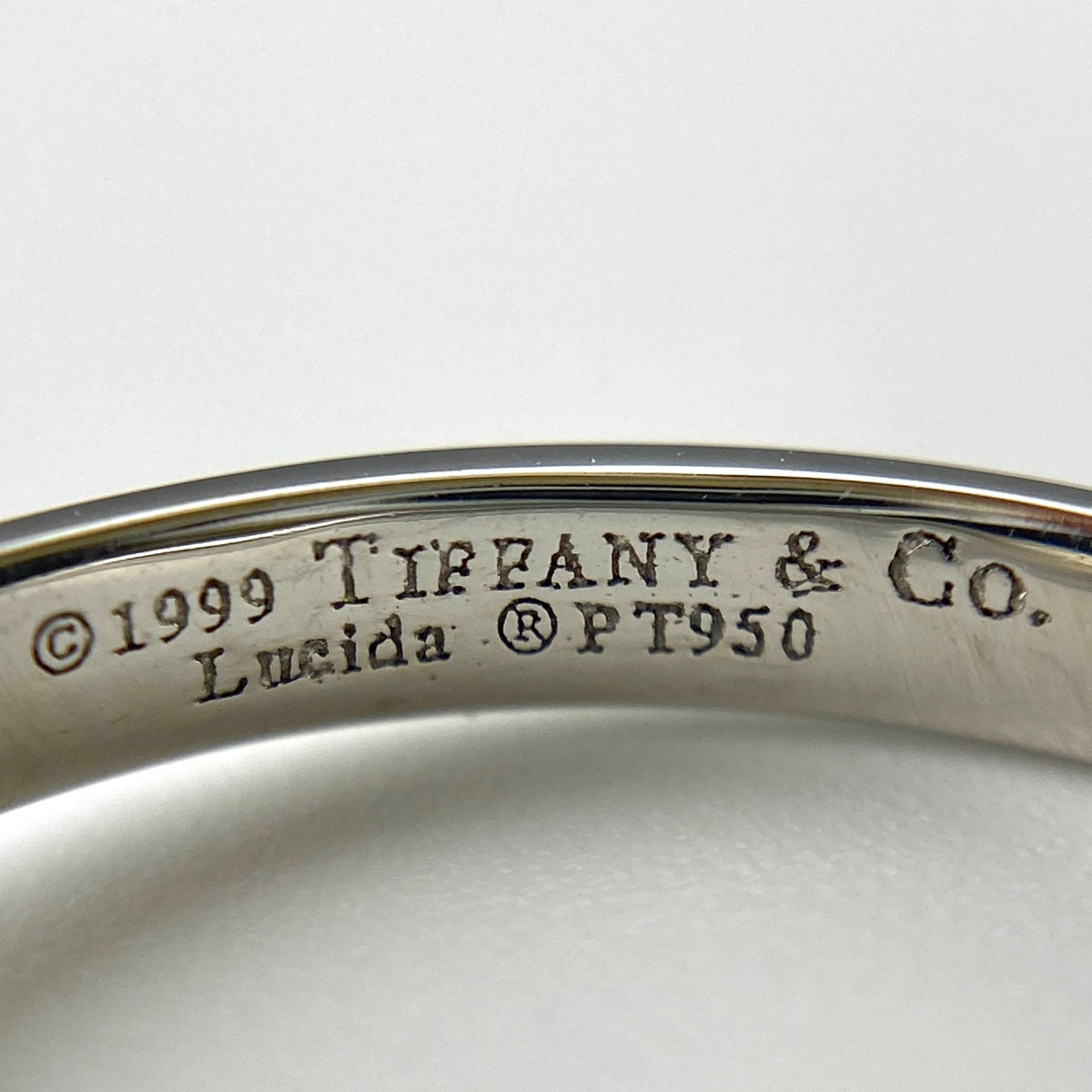 Tiffany & Co. シルバーリング 1999 Pt950 プラチナ Tiffany & Co. シルバーリング 1999 Pt950 プラチナ Tiffany & Co