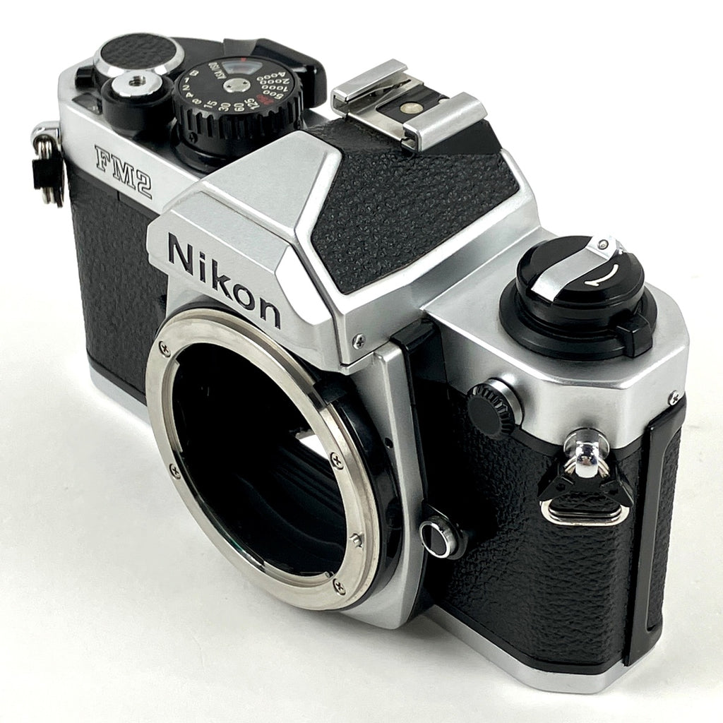 ニコン Nikon NEW FM2 シルバー ボディ フィルム マニュアルフォーカス 一眼レフカメラ 【中古】