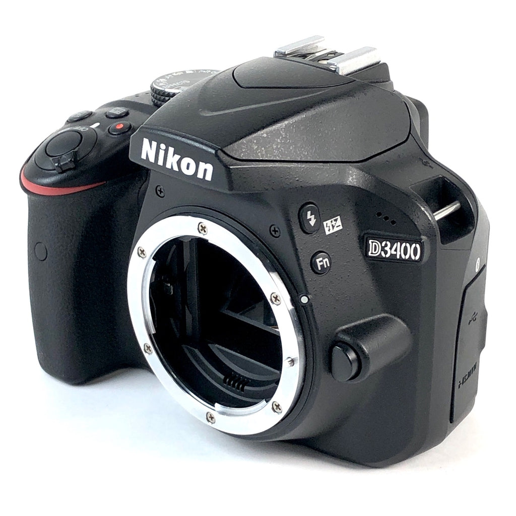 ニコン Nikon D3400 18-55VR レンズキット ブラック デジタル 一眼レフカメラ 【中古】