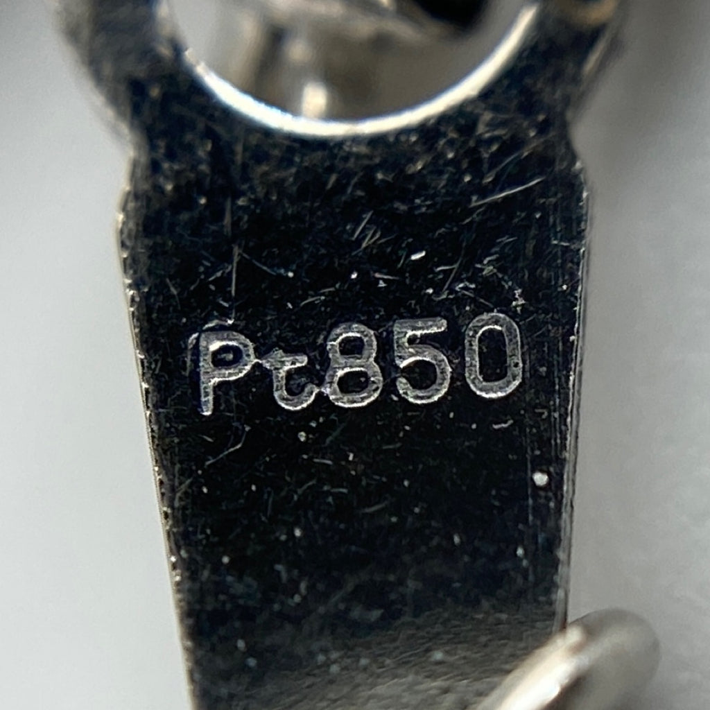 タンザナイト デザインネックレス プラチナ ペンダント メレダイヤ ダイヤモンド ネックレス Pt900 Pt850 タンザナイト レディース 【中古】 ラッピング可