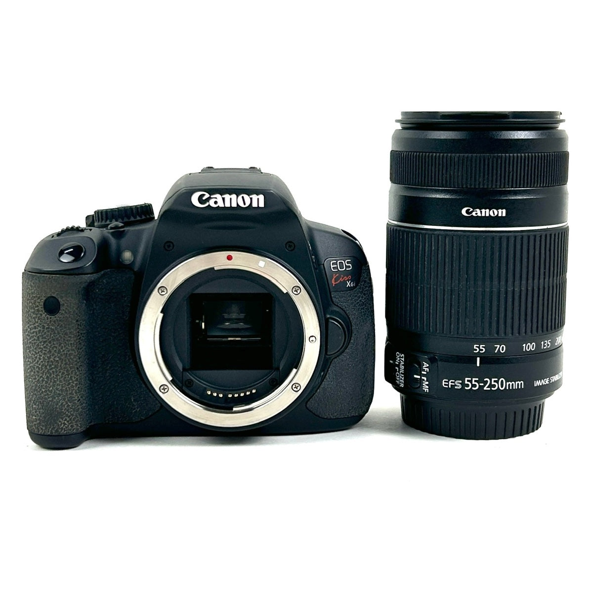 バイセル公式】キヤノン Canon EOS Kiss X6i + EF-S 55-250mm F4-5.6 IS II デジタル 一眼レフカメラ  【中古】 - バイセルブランシェ