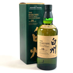 【東京都内限定お届け】サントリー SUNTORY 白州 18年 シングルモルト ジャパニーズ 700ml 国産ウイスキー 【古酒】