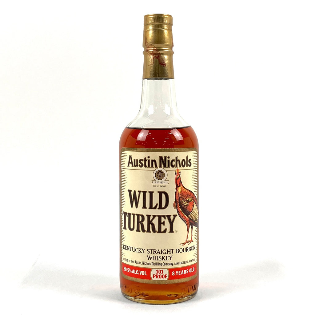 ワイルドターキー WILD TURKEY 8年 旧旧ラベル 750ml アメリカンウイスキー 【古酒】