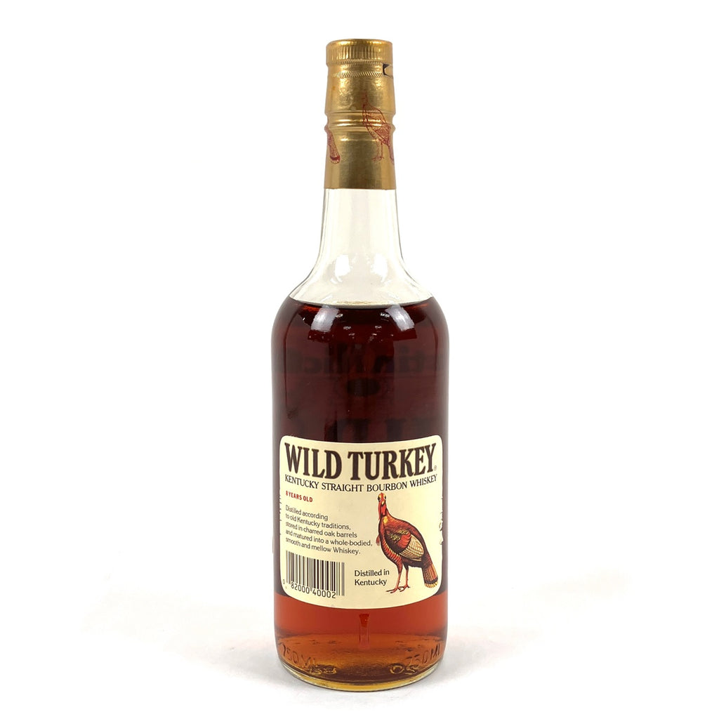 ワイルドターキー WILD TURKEY 8年 旧旧ラベル 750ml アメリカンウイスキー 【古酒】