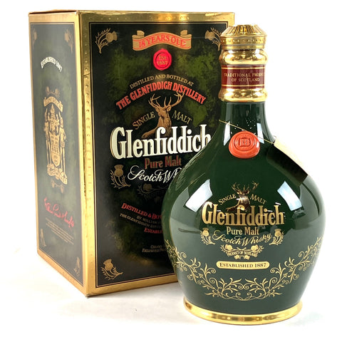 バイセル公式】グレンフィディック Glenfiddich 18年 陶器 緑 750ml スコッチウイスキー シングルモルト 【古酒】 -  バイセルブランシェ