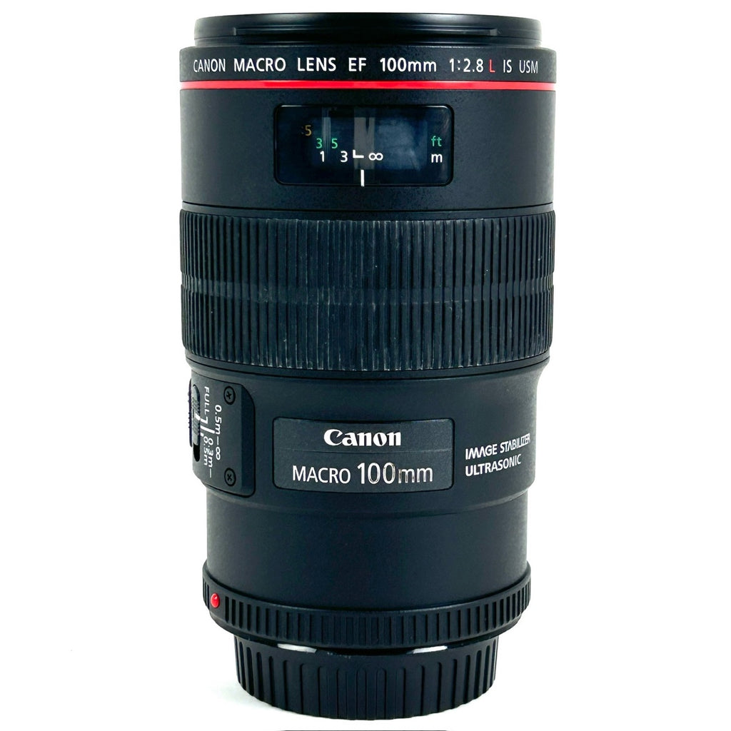 キヤノン Canon EF 100mm F2.8L MACRO IS USM 一眼カメラ用レンズ（オートフォーカス） 【中古】