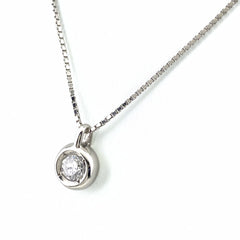 ダイヤモンド デザインネックレス プラチナ ペンダント ネックレス Pt900 Pt850 ダイヤモンド レディース 【中古】nbjwl