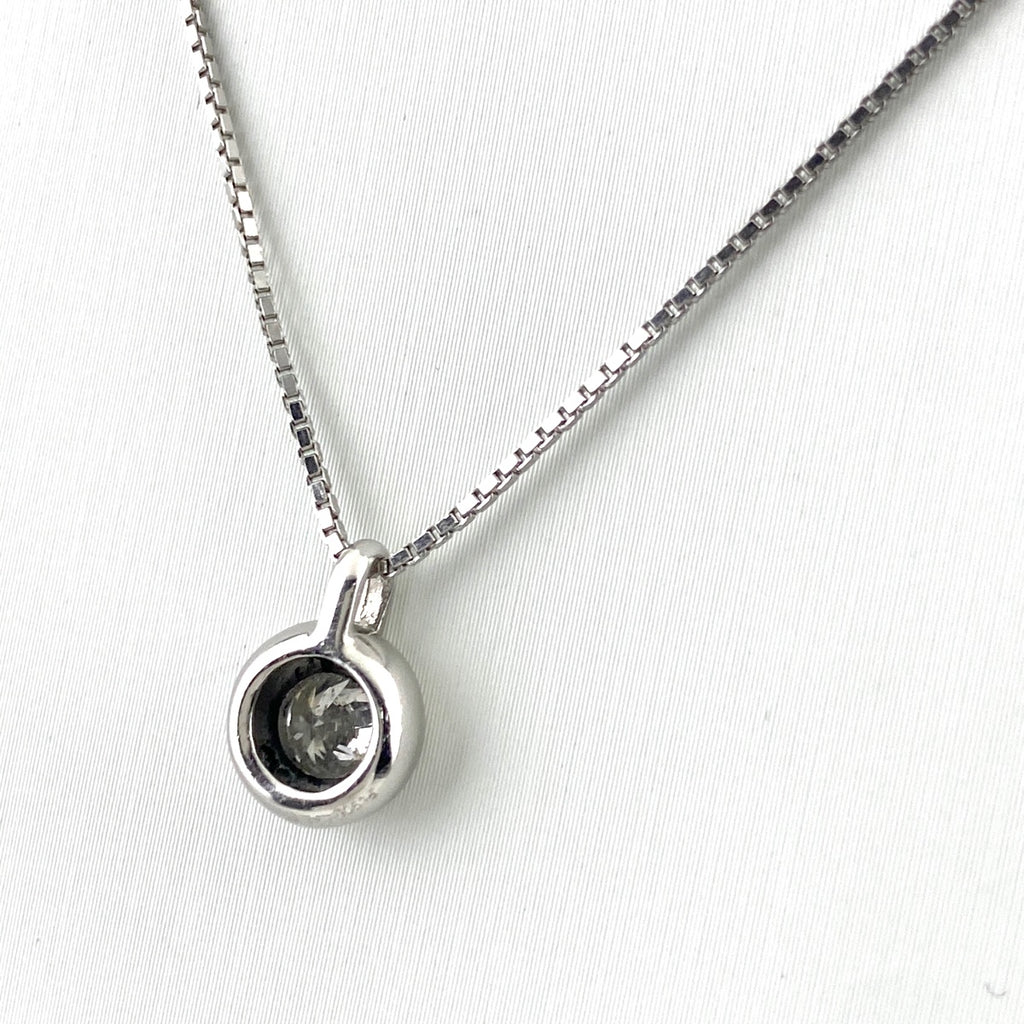 ダイヤモンド デザインネックレス プラチナ ペンダント ネックレス Pt900 Pt850 ダイヤモンド レディース 【中古】nbjwl