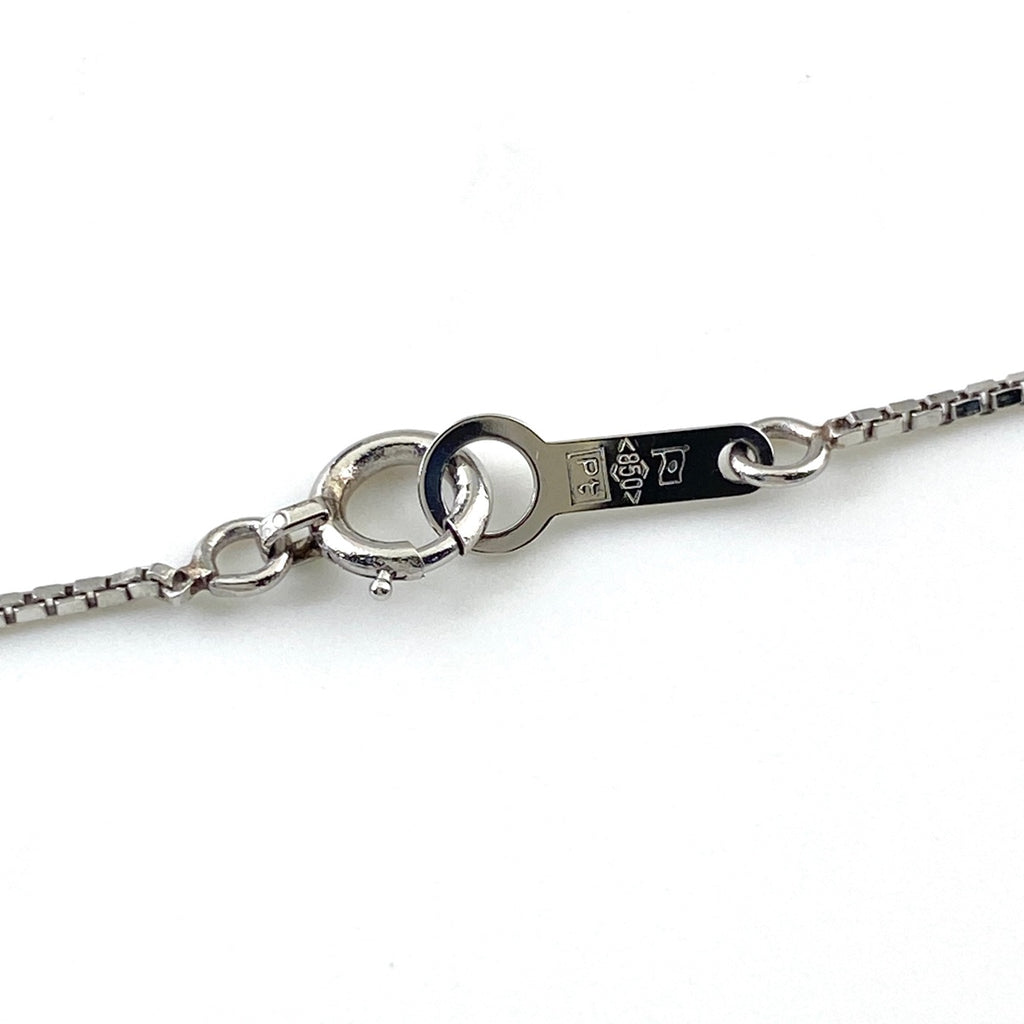 ダイヤモンド デザインネックレス プラチナ ペンダント ネックレス Pt900 Pt850 ダイヤモンド レディース 【中古】nbjwl
