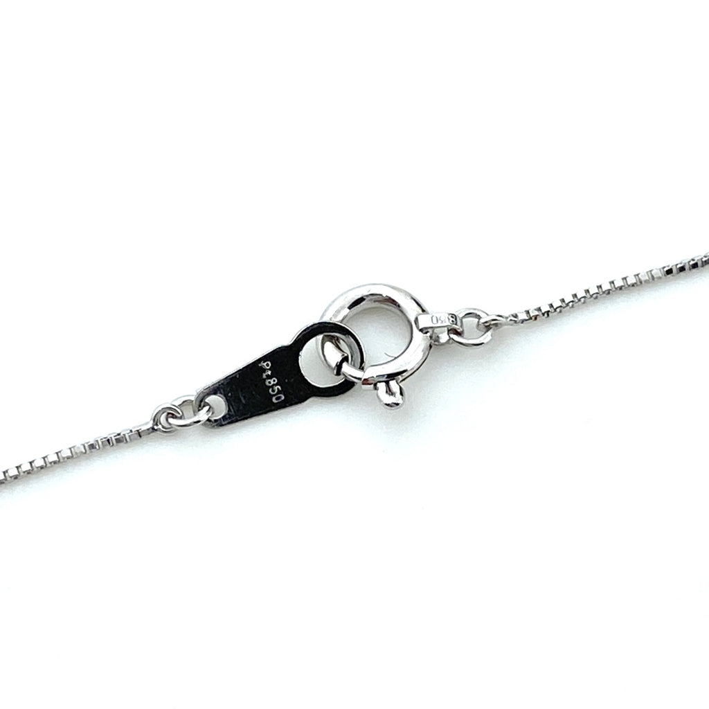 メレダイヤ デザインネックレス プラチナ ペンダント ネックレス Pt900 Pt850 ダイヤモンド レディース 【中古】nbjwl