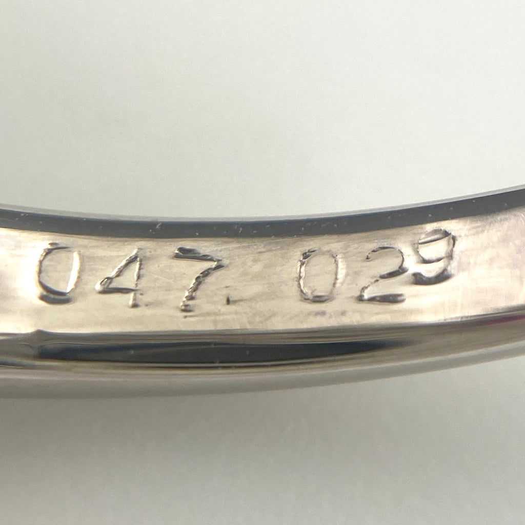 ルビー デザインリング プラチナ 指輪 メレダイヤ リング 11号 Pt900 ルビー ダイヤモンド レディース 【中古】nbjwl