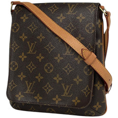 ルイ・ヴィトン ミュゼット サルサ ロング 斜め掛け ショルダーバッグ モノグラム ブラウン M51387 レディース 【中古】brbag
