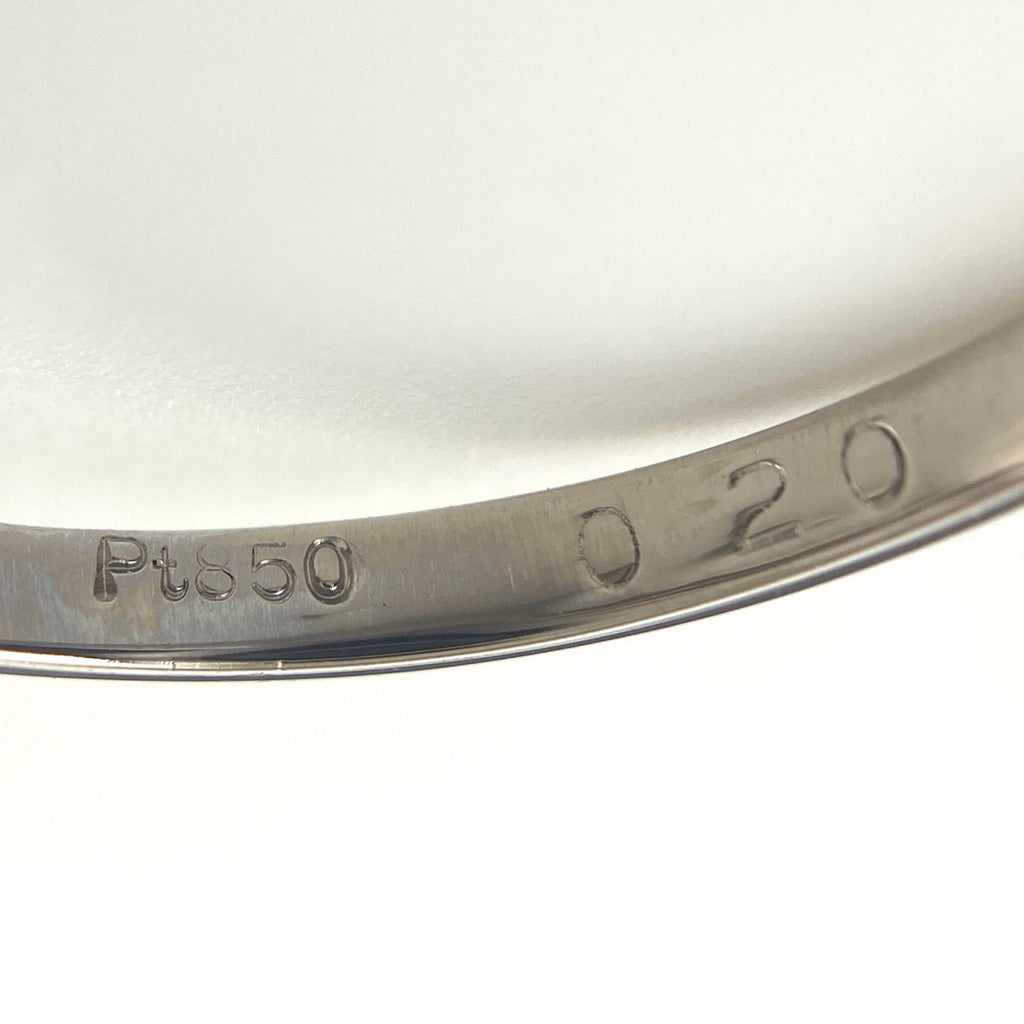 ダイヤモンド デザインリング プラチナ 指輪 リング 9.5号 Pt850 ダイヤモンド レディース 【中古】nbjwl