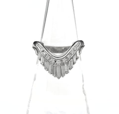 メレダイヤ デザインリング プラチナ 指輪 リング 12.5号 Pt900 ダイヤモンド レディース 【中古】nbjwl